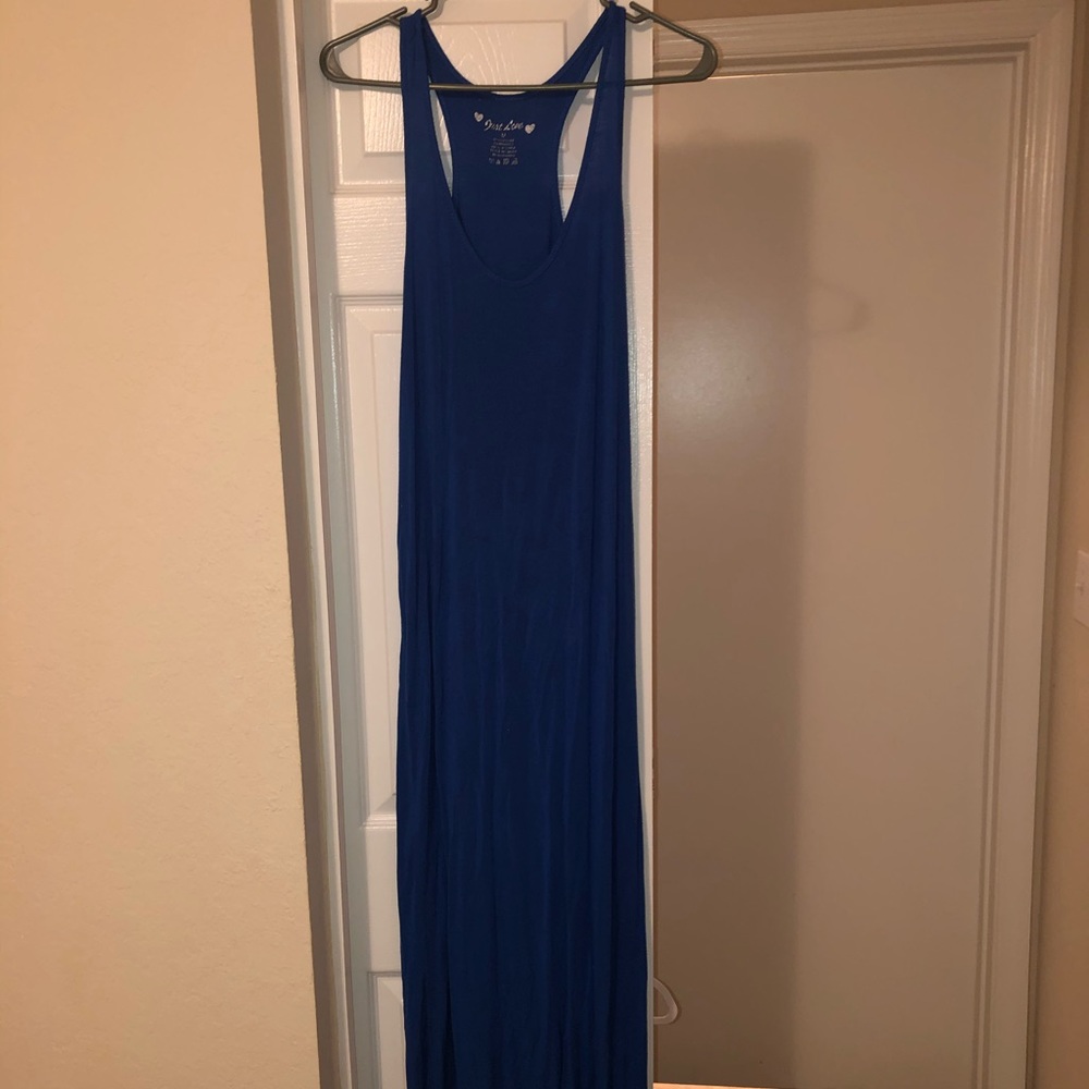 Royal blue maxi dress